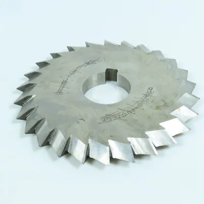 4.775  X 7/16  X 1-1/4  Reground HSS 60 Degree 26 Tooth Double Angle Cutter • $39.99
