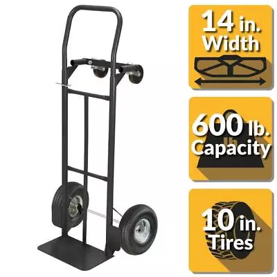 Pack-N-Roll Hand Truck Wheels+600 Lb Vertical/800 Lb Horizontal Load Capacity • $126