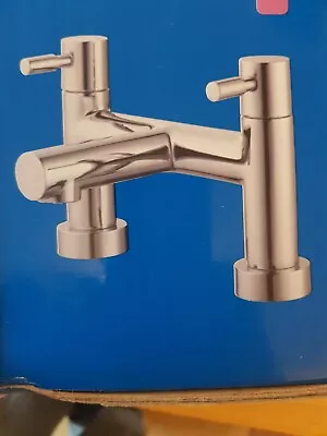 B&Q Cirque Chrome Tall Bath Taps RRP £130 Now £70 • £66.50