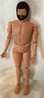 Vtg Hasbro GI Joe 12  Fuzz Head Brunette Scar On Face Soldier • $14.95