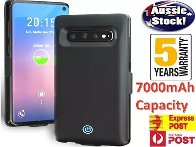 For Samsung Galaxy S10 Plus S10E Note Portable Power Bank Battery Charger Case • $43.66