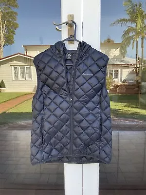 Macpac Down Quilted Hoodie Vest  Hiking Camping Womens 12 • $39