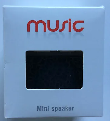 Portable Bluetooth Music Mini Wireless Speaker-LED Light Changing Color-B&W • $9.99