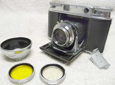 RARE Voigtlander VITO III 35mm Rangefinder FILM Camera KIT W/4 AccessoriesCases • $329.95