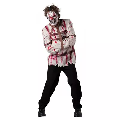 Scary Clown Costume Adult Halloween Fancy Dress • $29.99