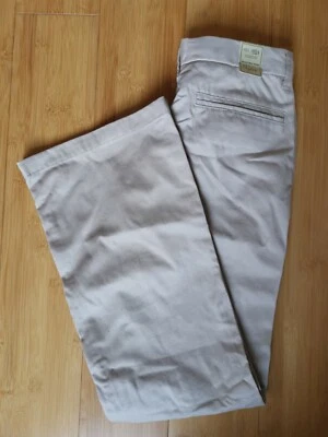 £13.99 • Buy GAP Girls Straight Regular Beige Chinos Trousers Uniform Adjustable Waist Age 12