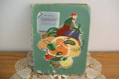 Vintage Watkins Hearthside  Spirsl Bound Cookbook - J.r. Watkins Copy Right 1952 • $6