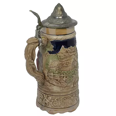 Vintage German Beer Stein With Built In Music Box On The Bottom  • $15.90