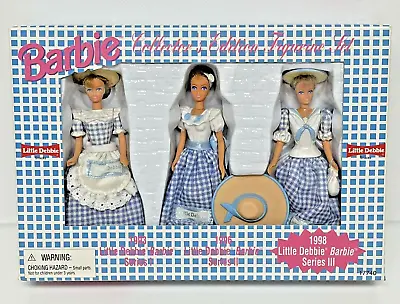 Barbie Little Debbie Collectors Edition Figurine Set  1997 (Set Of 3 Mini Dolls) • $19.99