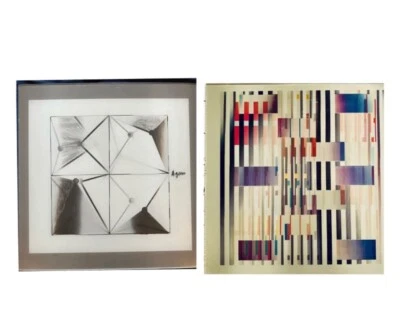 $890 • Buy Yaacov Agam Agamographs! B/w And Color (2 Items)