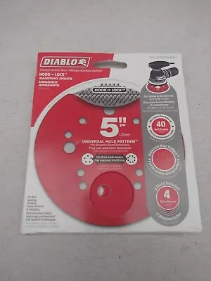 Diablo  5 In. Blend  Hook And Lock  Sanding Disc  40 Grit Extra Coarse • $10.26