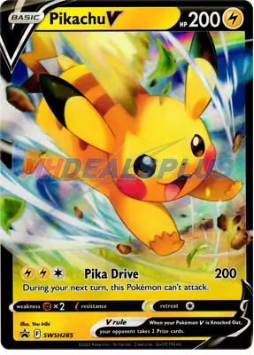 $1.95 • Buy NM Pokemon Pikachu V SWSH285 Black Star Promo Card
