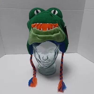 Florida Gators Adult Toboggan Hat Blue Orange With Fuzzy Tassels Sports Fan New • $24.99