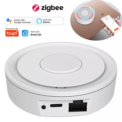 Zigbee Smart Home Gateway Hub Tuya Smart Life APP Wireless Bridge White • $36.75