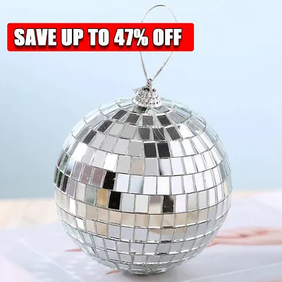 £3.18 • Buy Mini Disco Mirror Ball Stage Rotating Glass Party Decor Lighting Reflective Ball
