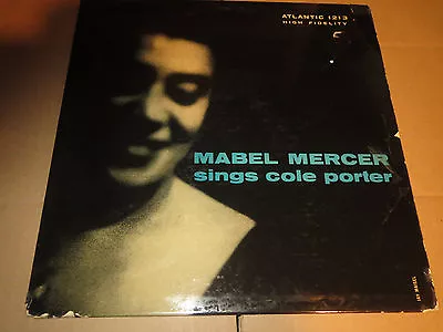 33RPM Atlantic 1213 Mabel Mercer + Cy Walter - Sings Cole Porter High-grade EEX • $9.95