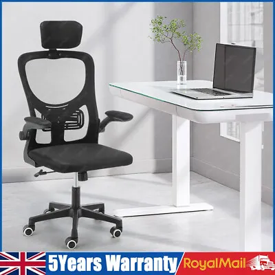 Office Chair Adjustable Ergonomic Gaming Swivel Mesh Home Desk Computer Chair • £41.99