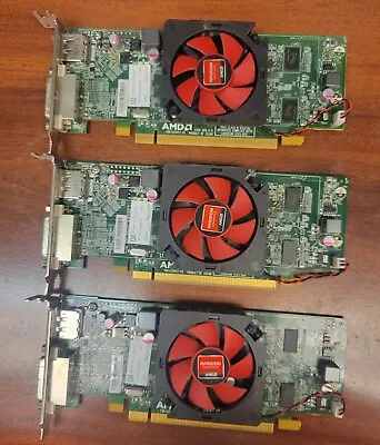 Lot Of 3 Dell AMD Radeon HD 6450 1GB 64-Bit DDR3 PCIe Graphics Video Card 0WH7F • $23.36