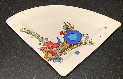 Rare Villeroy & Boch New Wave Acapulco Triangular Plate For Salad  Dessert *NEW* • $25