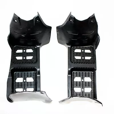 Pair Left+ Right Plastic Foot Rest Pegs Guard 110cc 125cc Quad Dirt Bike ATV • $48.81