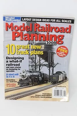 Model Railroad Planning 2008 Model Railroader Magazine Special Issue Track Plans • $9.99