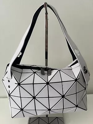 BAO BAO ISSEY MIYAKE Small Boston Handbag Bag White • $495