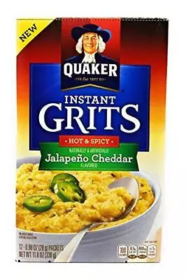 Quaker Instant Grits Jalapeno Cheddar Flavor 12 Servings • £21.71