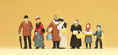 Preiser HO Scale Model Figure/People Set - 1900s Christmas Fair Figures 6-Pack • $16.99