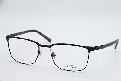 New Morel Oga 10073o Nr12 Black Burgundy Authentic Eyeglasses 58-19 • $105.91