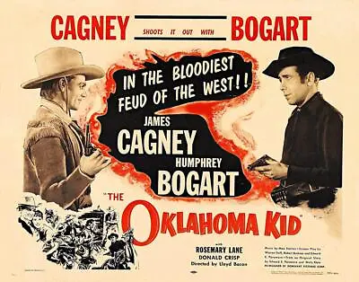 The Oklahoma Kid 1939 Dvd. James Cagney. Copy Of Public Domain Film. Disc Only • £3.95