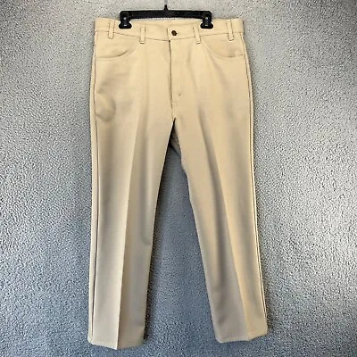 Vintage Levi's Pants Adult 38 Light Brown Tan Fits 36x29 70s Rockabilly Men's • $15.69