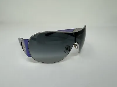 VERSACE Purple Aviator Sunglasses Medusa Head MOD.2080 1000/8G 115 3N • $99.99