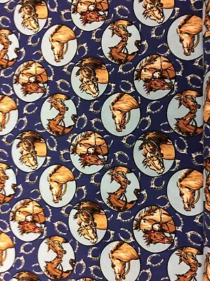 Ride Em Cowboy By Exclusively Quilters 100% Cotton Style 3723 Col 2 • £3.25