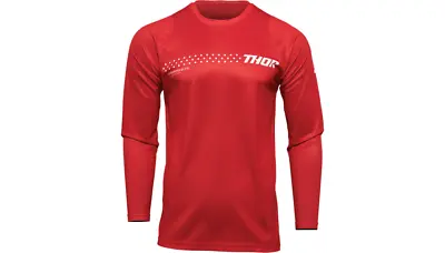 NEW THOR Sector Minimal Jersey - Red - S/M/L/XL/2X/3X/4X - MOTORCYCLE/OFFROAD • $21.95