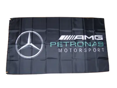 Amg Petronas Motorsport 3'x5' Flag Banner Mercedes Benz Man Cave Fast Shipping • $13.94