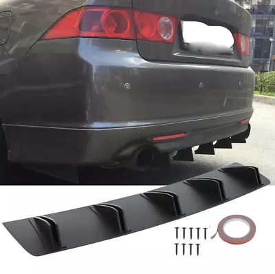 For Honda Acura TSX Rear Bumper Lip Side Splitter Diffuser Spoiler Gloss Black • $39.13