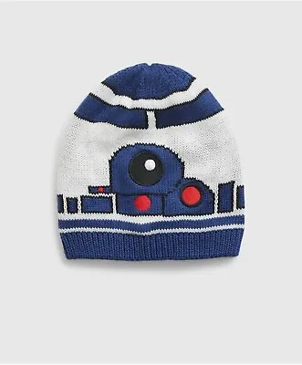 New Star Wars R2D2 Winter Knit Beanie Hat By GAP Kids Toddler Baby Child- Rare!  • $15.99