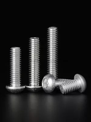 M3 M4 M5 M6 Aluminum Alloy 6061 Allen Bolt Hex Socket Button Head Screws • $3