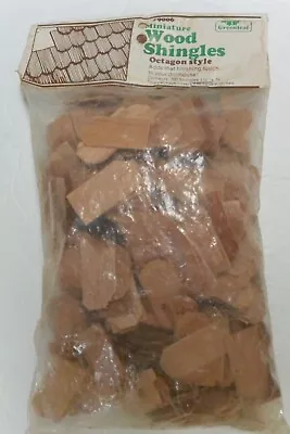 $16.99 • Buy Dollhouse Miniature Greenleaf Octagonal Wood Shingles #9006 Sealed