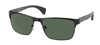 $326.70 • Buy Prada SPR 51OS Matte Black/Green 58/17/140 Men Sunglasses