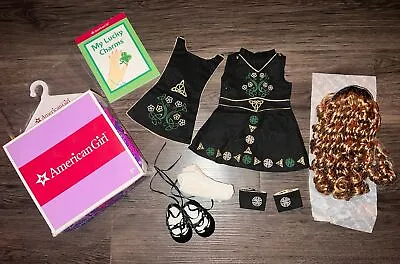 American Girl Retired Irish Dance Costume Complete Outfit Set And Box - NIB Wig • $100