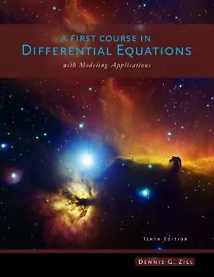 $38 • Buy A First Course In Differential Equations By Dennis G Zill