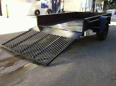 Box Trailer LED NEW 8X5FT H DUTY+ LOADING RAMP ALSO 7X5 8X4 9X5 AVAILABLE • $2750.69