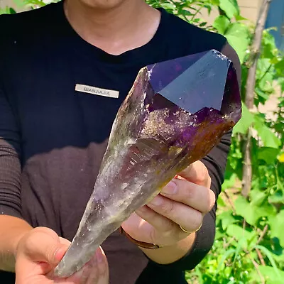  2.27LB Natural Amethyst Quartz Crystal Single-End Terminated Wand Point Healing • $273