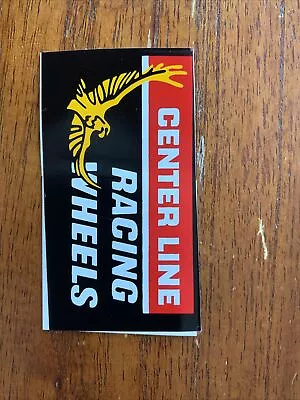 $2.99 • Buy 1968 Vintage Original Center Line Racing Wheels Decal Sticker Nhra Nascar Nos