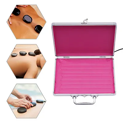 16/20/28pcs Hot Spa Rock Basalt Stone Stones Massage Warmer Kit & Heating Box US • $38