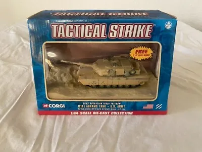Corgi Tactical Strike 2003 Operation Iraqi Freedom M1A1 Abrams Tank 1:64 • $64.99
