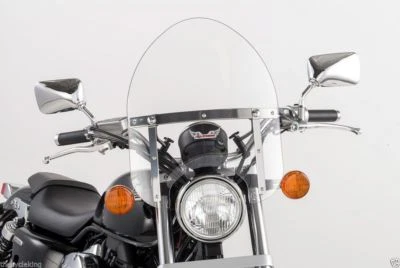 $146.92 • Buy Yamaha V-Star XVS 950 & 1300 VSTAR - Small 14  Clear Mini Police Windshield
