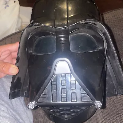 Disney Store Full Sz Star Wars DARTH VADER Voice Changer Helmet Mask 2014 Works • £19.28