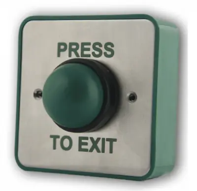 Stainless Steel Request To Exit Button IP66 For Access Control Door Entry System • £29.99